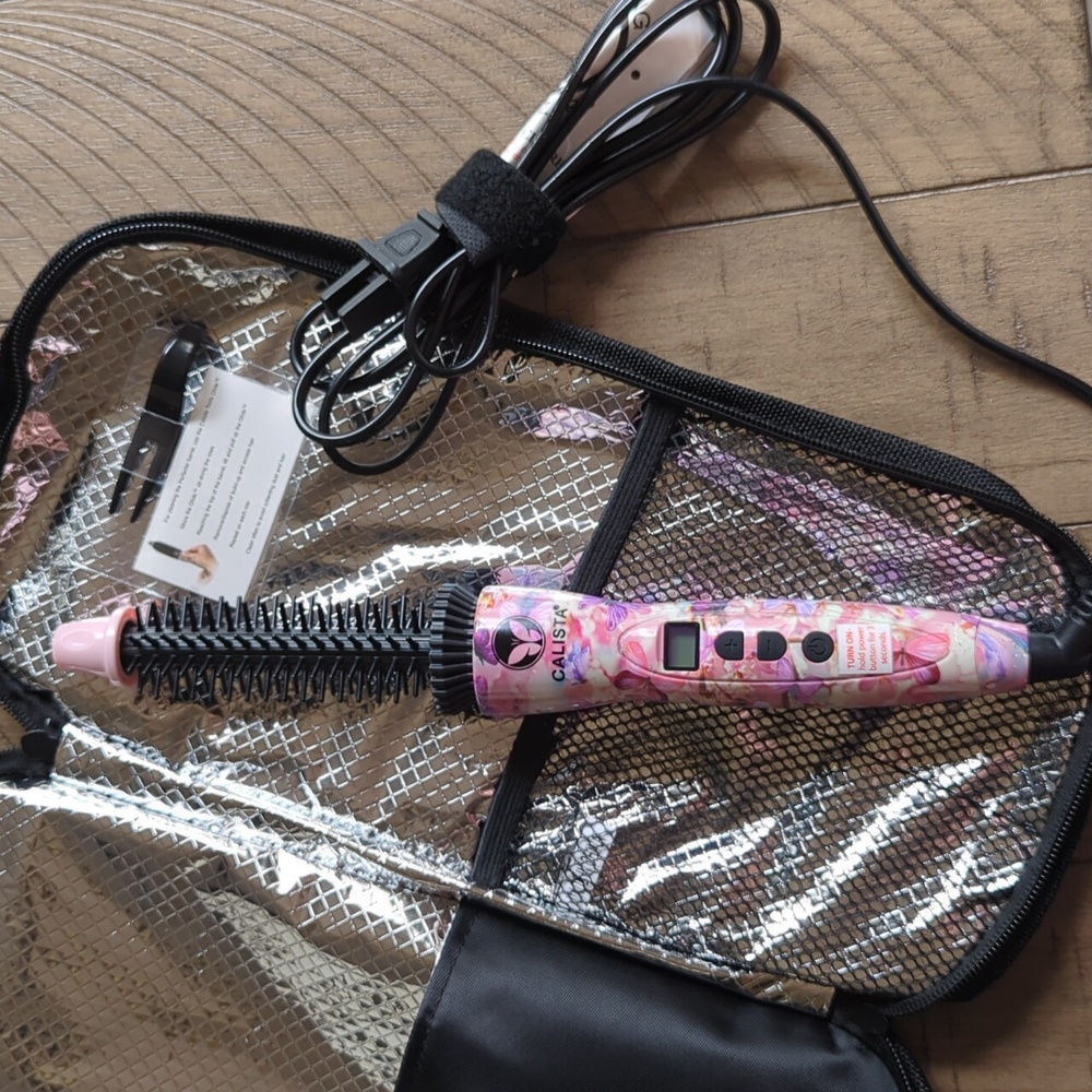Calista 3/4 inch curling Iron Butterfly design -NEW
